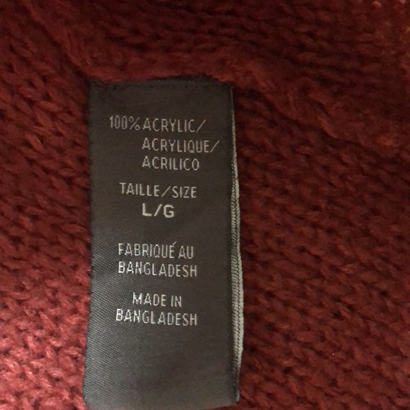 Dark Rose Knit Sweater - Picture 3 of 3